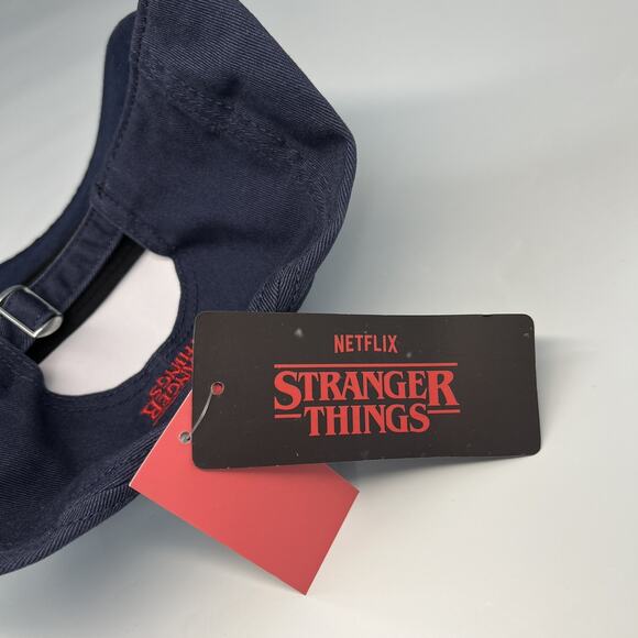 NEW 2025 Stranger Things Snapback Official Merchandise HAWKINS WSQK 94.5 Unisex - Picture 5 of 7